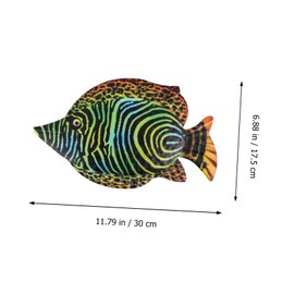 Zerodeko Metal Fish Art Wall Decor Creative Iron Hanging Decoration for Home Garden and Shops Whimsical Ocean Style Sculpture for Indoor and Outdoor Use