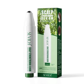 Hair Growth Serum Roll On-3% Rosemary Oil,3% Ginger Extract,Plant-Powered Scalp Serum for Thinning Hair, Hairline & Eyebrow Care,Women & Men