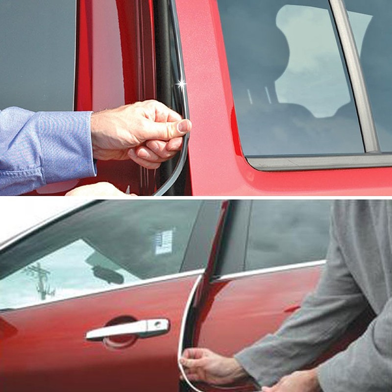 Gold Car Door Edge Guard Trim 14 Feet Full Size