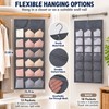 Double Sides Foldable Hanging Storage Bag For Underwear Underpants Socks