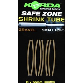 Korda Shrink Tube Medium 1.6mm Clay - Durable Fishing Tubing for Carp Rigs | Improves Hooking Efficiency | Easy to Shrink for Neat Rig Presentation