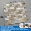 M MOFIT Peel and Stick Brick Backsplash for Kitchen,Back Splash