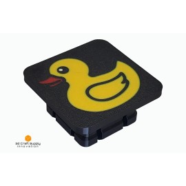 3dCraftSupply Jeep Ducking 2" Trailer Hitch Cover Plug for Hitch Receiver - 3d Printed