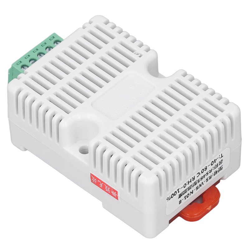 Temperature Humidity Sensor Module RS485 Communication 35mm Rail Installation Temp