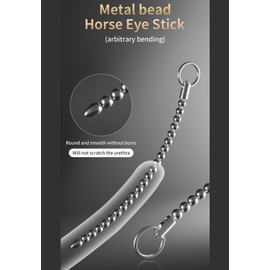 Stainless Steel Multi-Size Male Horse Eye Bars, Bendable-N11 (10mm)