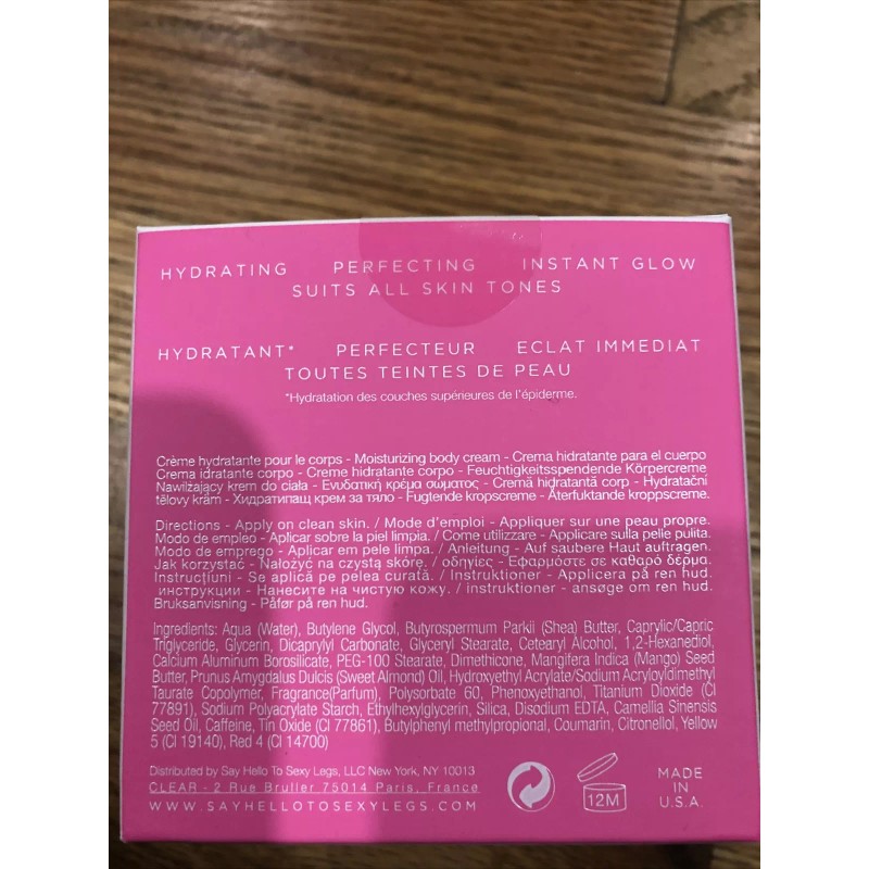 Say Hello To Sexy Legs Glow Butter 6.1 oz PARABEN