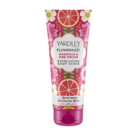 Yardley London Flowerazzi Exfoliating Scrub, Magnolia and Pink Orchid