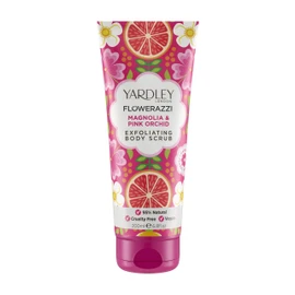 Yardley London Flowerazzi Exfoliating Scrub, Magnolia and Pink Orchid
