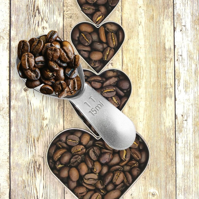 1 Pack Coffee Scoop, 1 Tablespoon, Stainless Steel Measuring Spoons