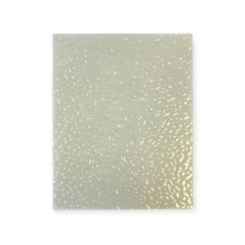 Wissmach Stained Glass Sheet and Mosaic Glass: Light Gray, English Muffle (8"x6"-1 Sheet) | Curated by BiNARi Glass Studio