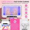 UV LED Nail Lamp, 120W UV Light for Gel Nails