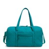 Vera Bradley Women's Cotton Large Travel Duffel Bag, Forever Green