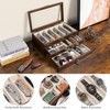 Yoimori Knife Display Case for15-22 Knives, 3-Layer Pocket Knife Case