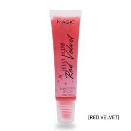Magic Collection Jelly Glow Shimmer Finish Lip Gloss flying  lip i love - Flavors: Red Velvet