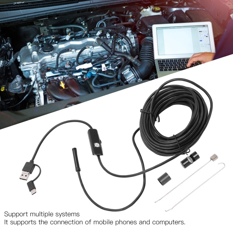 AN100‑7 7.0mm Industrial Endoscope Flexible Cord 3 In 1 High