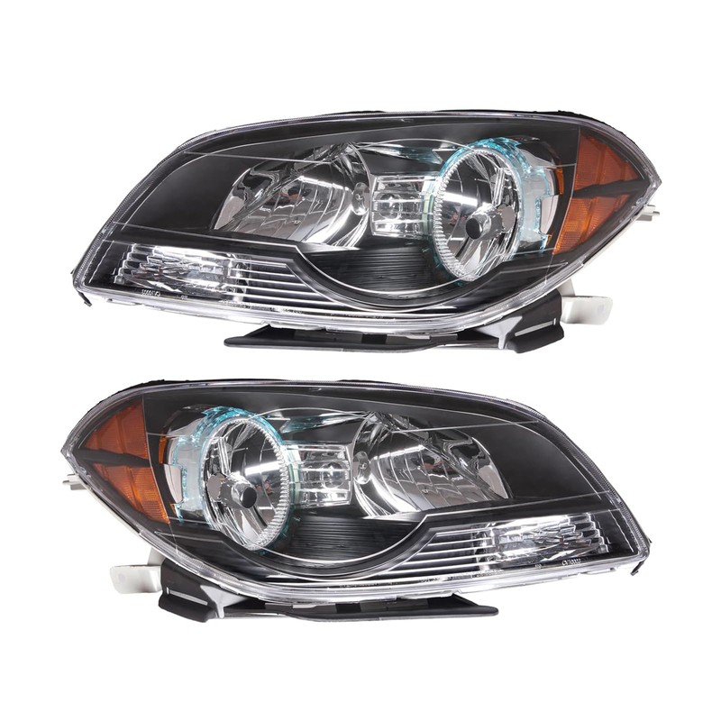 Aresparts 2PCS Headlight Assembly For 2008-2012 Chevy Malibu LT LS