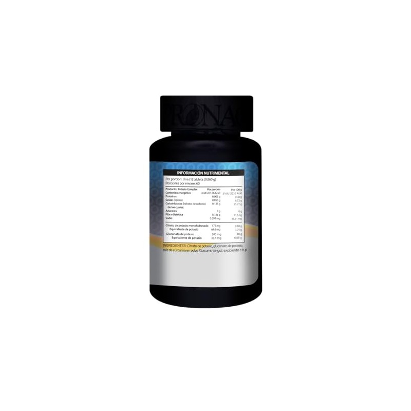 PRONACEN Potasio Complex 60 tabletas | Citrato + Gluconato