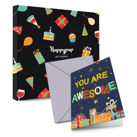 HAPPYPOP 1980 Birthday Gift Ideas for Men Women - Socks for 45 Year Old Middle Aged Man Woman, Best Gifts for 45 Year Olds, 45th Birthday Gifts for Him Her