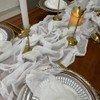 EH Linen Cheesecloth Gauze Table Runner,Wedding Decor Arch Draping,Gauze Event