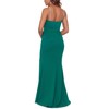 Xscape Women's Asymmetric Beaded-Strap Gown (Green, 12)