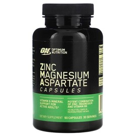 Optimum Nutrition, Zinc Magnesium Aspartate, 90 Capsules