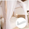FELTECHELECTR 4pcs Bed Net Bracket Presser Feet for Dorm Beds