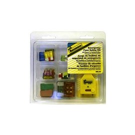 Bussmann NO.24 Emergency Automotive Blade Fuse Safety Kit - 23 Assorted Fuses + Tester/Remover, 1 Pack