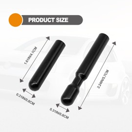 Door Lock Knobs Interior Door Lock Knob Pull Pins with Threads, Front and Back Door Lock Knobs Compatible with Ford F150 1986-2004 E150 250 350 1992-2019 Explorer Mustang Range, Replace# D9ZZ6621850B