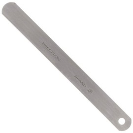 Precision Brand 19550 Steel Thickness Feeler Gage, 0.018" Thickness, 1/2" Width, 5" Length (Pack of 10)