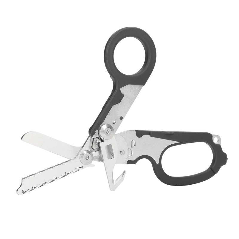 Folding Scissors Stainless Steel Clear Scale Wind Breaker Cutter Wrench