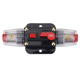 YWBL-WH Circuit Breaker DC 12V-24V 150A Reset Fuse Resettable Use for Car Audio Breaker