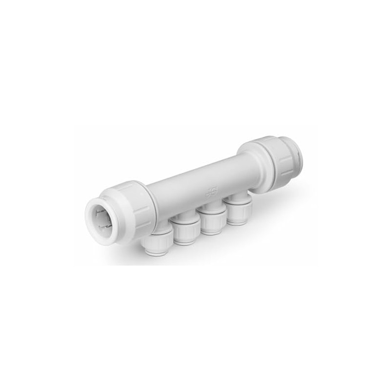 John Guest (RWC/JG) Speedfit 4 Port Plastic Plumbing Manifold, 22mm