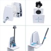 Adjustable Desk Divider Partition Clips, Sneeze Guard Support Clamps for