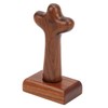 Wood Cross Tabletop Decor Hand Crafted Surface Polishing Sturdy Durable