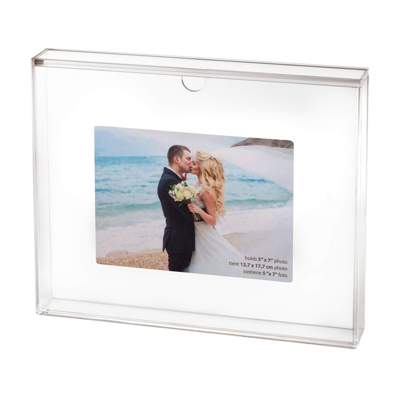 Lillian Rose Clear Acrylic Unity Sand Ceremony Photo Frame