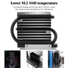 Thermalright HR-09 2280 PRO Black 2280 SSD heatsink, Double-Sided Heat