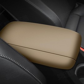 TTX LIGHTING Armrest Cover for Toyota Corolla 2020-2023 Center Console Pad Covers Scratch Resistance Protector Pad Decoration Accessories Decoration Waterproof Car Armrest Box Cover Protector(Beige)