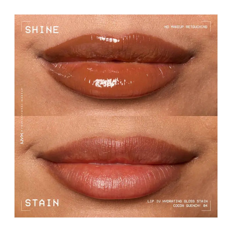NYX Professional Makeup Lip IV Hydrating Lip Gloss Cocoa Quench