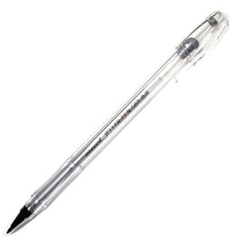 Monami X12 Jeller Pen 502 Gel Ink Pen Roller Ball pen - 0.7mm Silver - Pack of 12 Pens