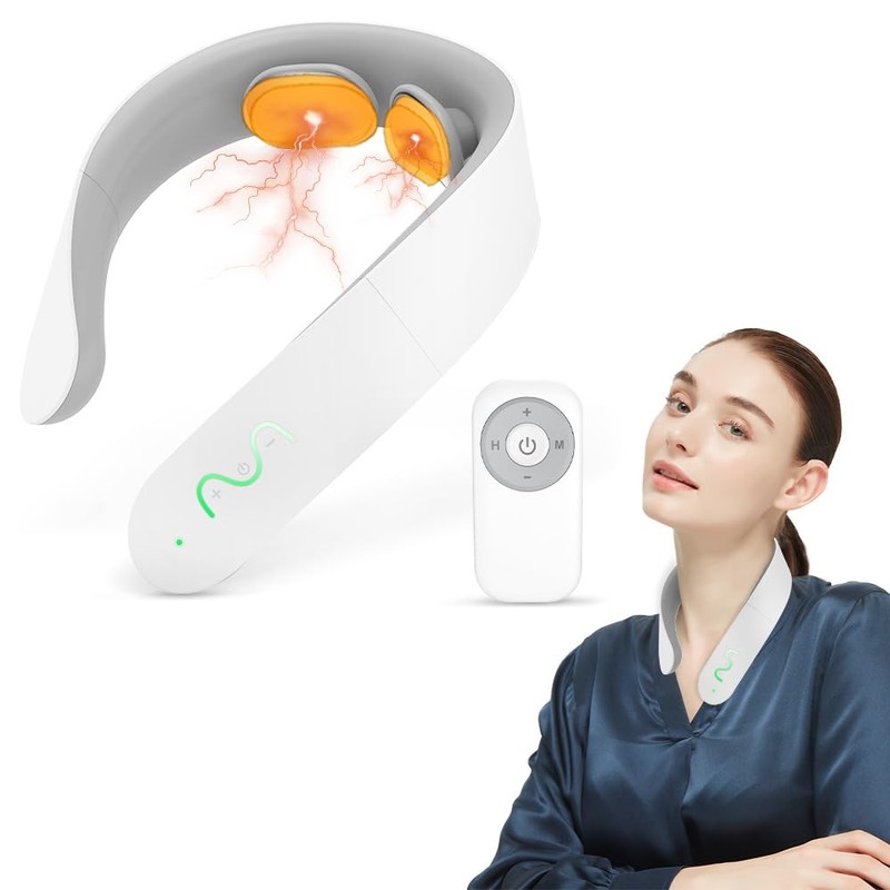 PENTASMART Smart Neck Massager, Electric Pulse EMS, Relieve Neck Pain,