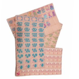 Fashionable Pink Paris Mahjong Set 160 Acrylic Tiles American Mahjongg Luxury Tabletop Game for Adults LeisureColor: Pink Paris-5
