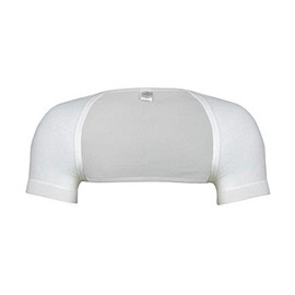 wobera ANGORA Shoulder Warmer with ½ Arm Made from 20% Angora, natural white