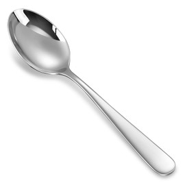 KEAWELL Premium Louise Spoons Set, Set of 4, 18/10 Stainless Steel, Exceptional mirror finish, Dishwasher Safe (6.4" Teaspoon)