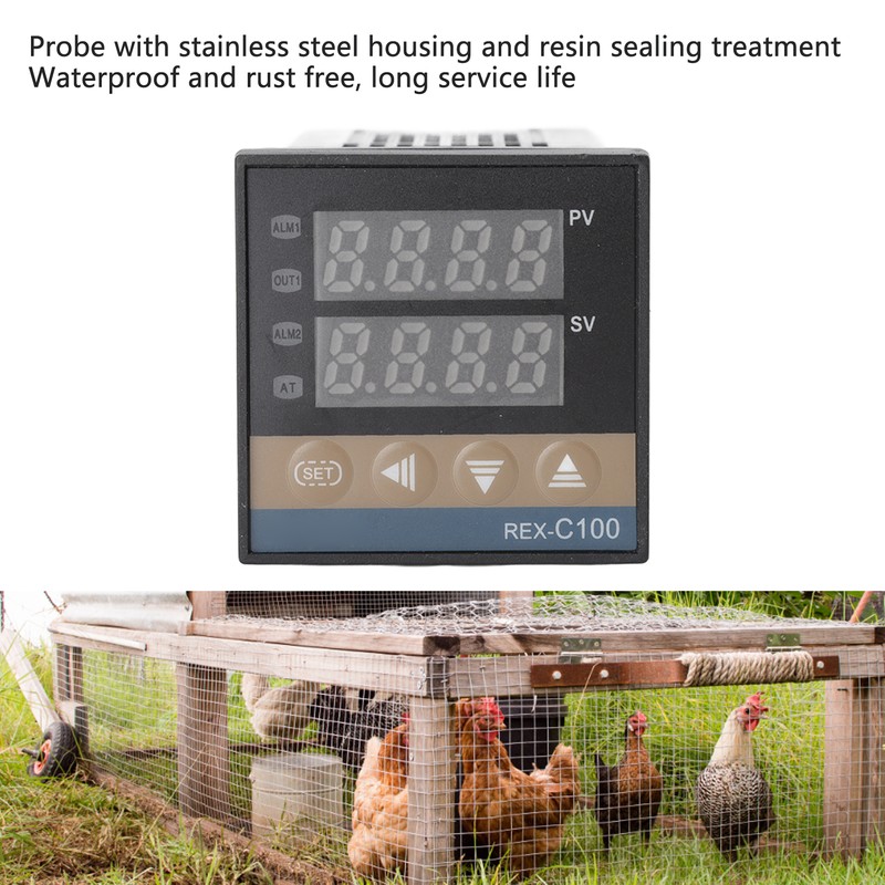 Digital PID Thermostat Set Quick Response Chicken House LED Temperature
