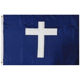 Trade Winds US Yacht Club Chaplain Blue Premium Quality Heavy Duty Fade Resistant 100D Woven Poly Nylon 3x5 3'x5' Flag Banner