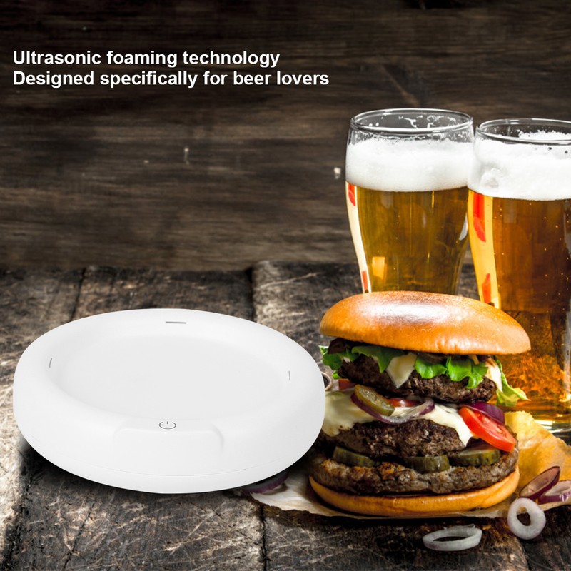 Electric Beer Foamer Home Ultrasonic Beer Foam Maker for Bar