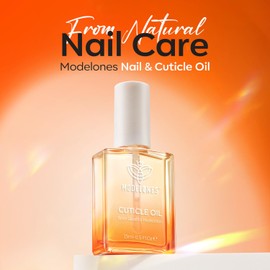 Modelones Nail Oil Cuticle Oil 15 ml Nail Care Oil for Nails and Cuticles with Brush Care Do Yourself, Care Damaged Cuticles Contains Vitamin E & A and Effective Care Oil for Skin