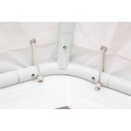 Impact 8" Ball Bungee Cords, 25 Count, White