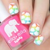 Whats Up Nails - Clouds Vinyl Stencils for Nail Art
