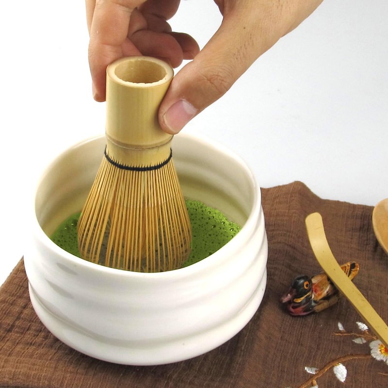 Artcome 5 Pcs Japanese Matcha Tea Set, Matcha Whisk, Traditional
